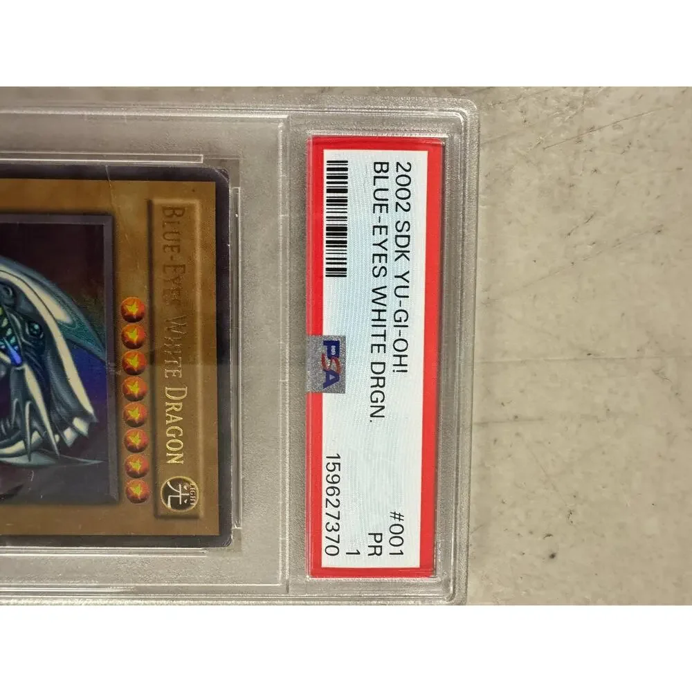 2002 Yu-Gi-Oh Starter Deck Kaiba Blue-Eyes White Dragon SDK-001 PSA 1 PR